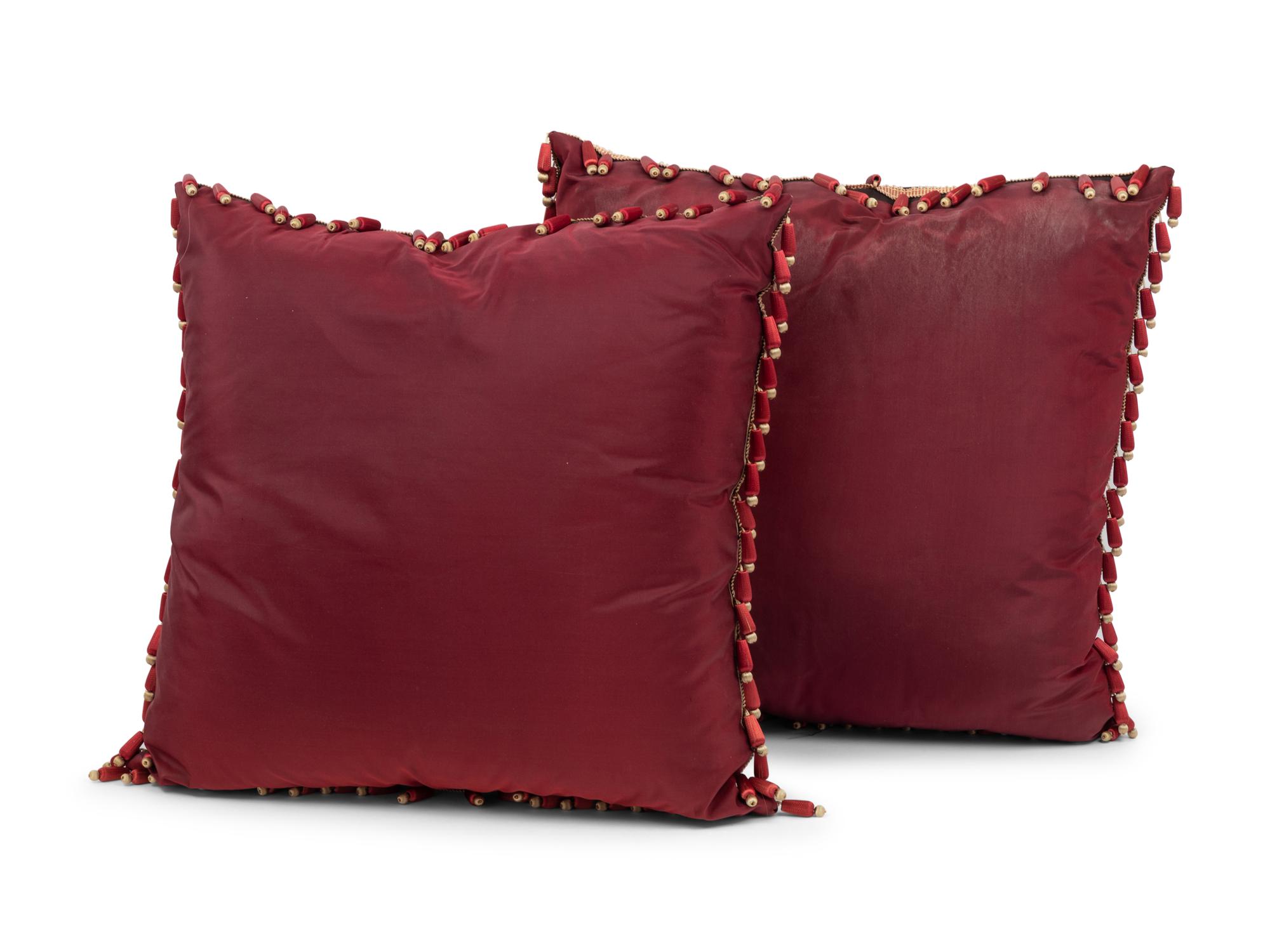 A Pair of Silk Pillows