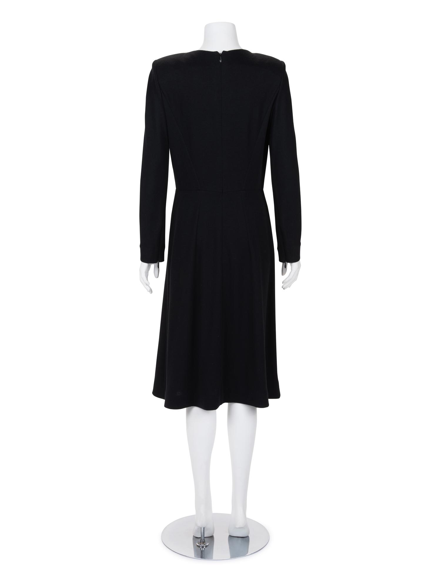 Hermès Wool Knit Dress with Tie Waist, 1980-90s