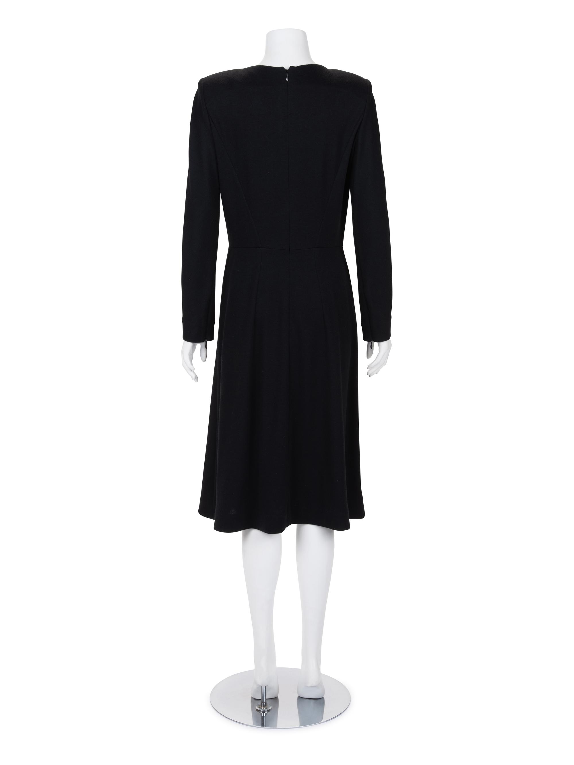Hermès Wool Knit Dress with Tie Waist, 1980-90s