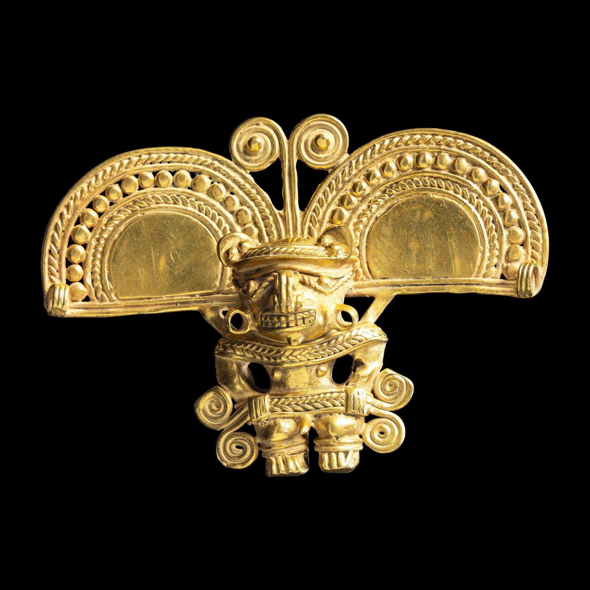A Tairona Tumbaga Pendant