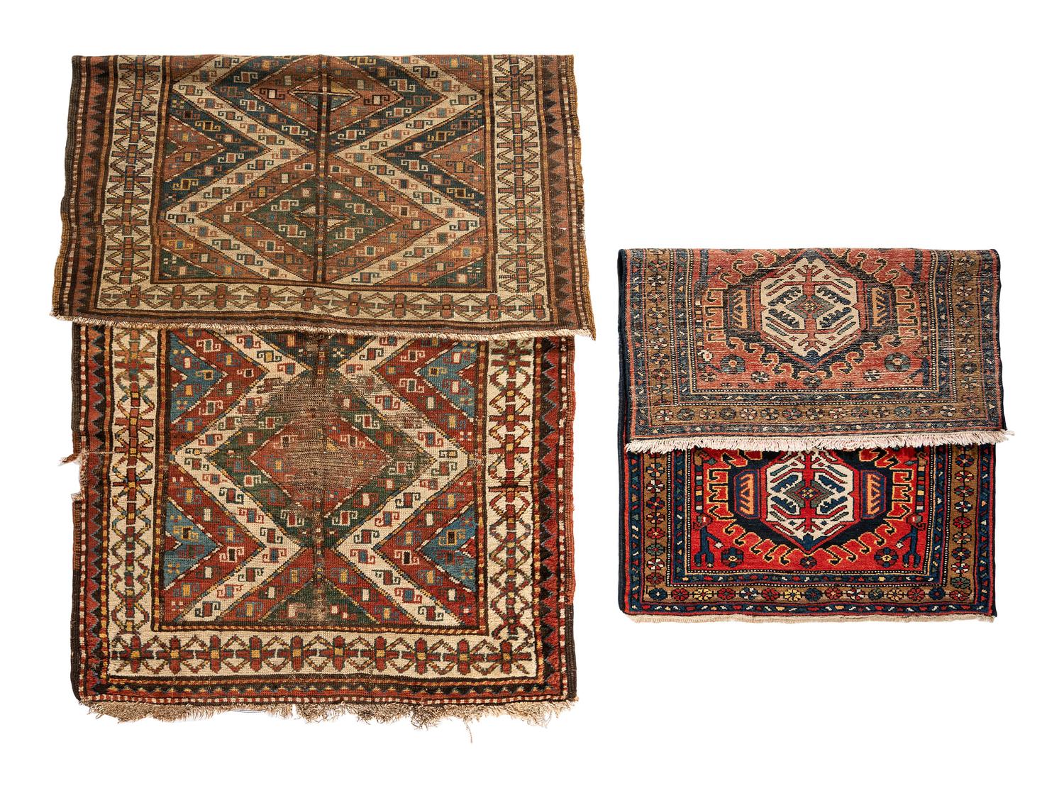 A Group of Persian Wool Rugs
