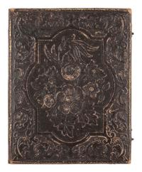 [EARLY PHOTOGRAPHY]. Stereodaguerreotype of a young woman housed in a Mascher case. From the George Kirk Warren Estate, noted Lowell, MA, daguerreotypist. Ca 1853.