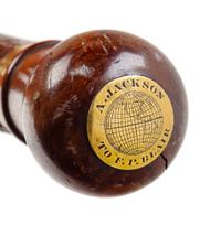 [JACKSON, Andrew (1767-1845)]. Hickory walking stick presented to Francis Preston Blair.