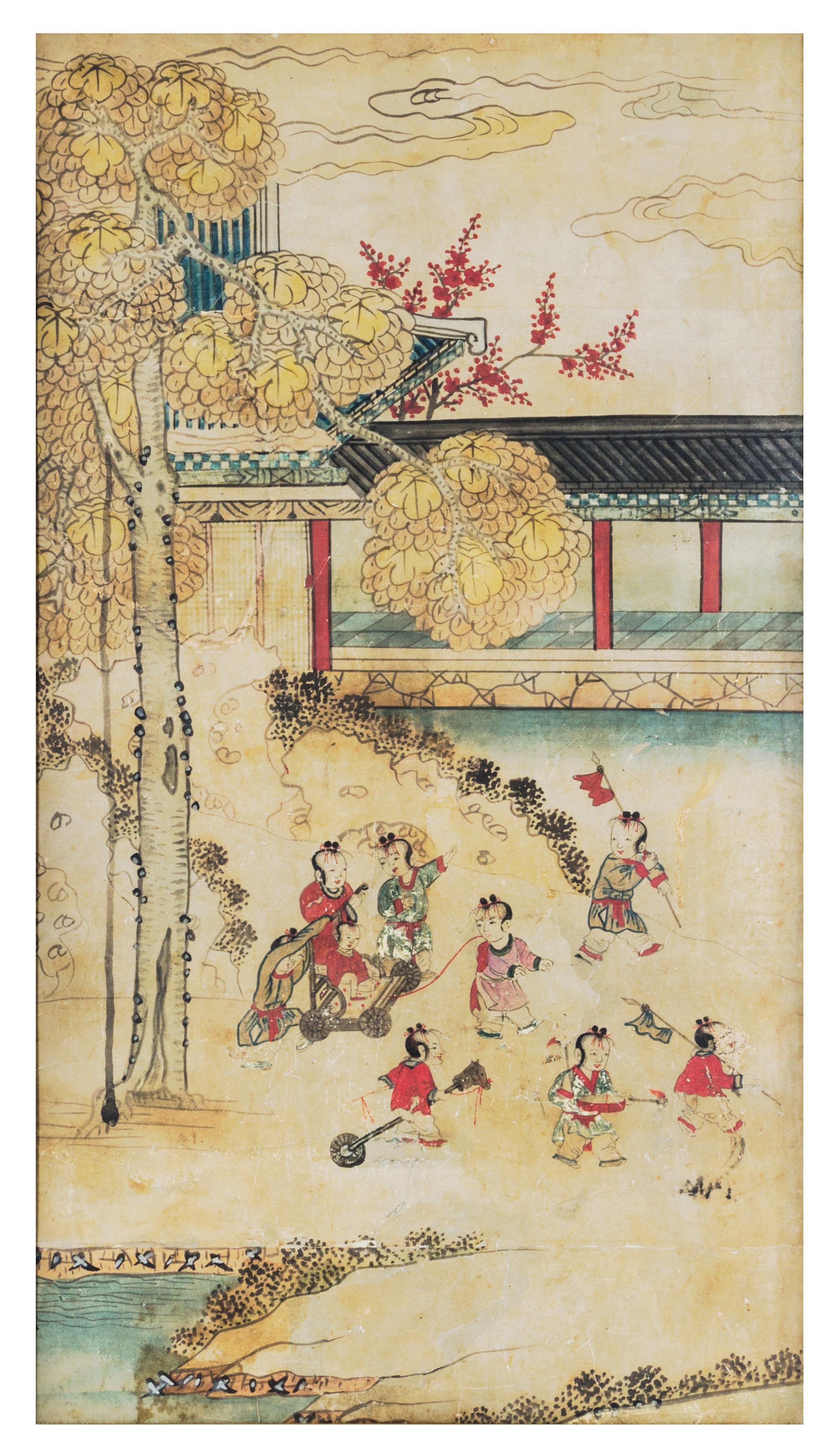 Anonymous, (Korean, second half of 19th Century), Baekjado (One Hundred Children)