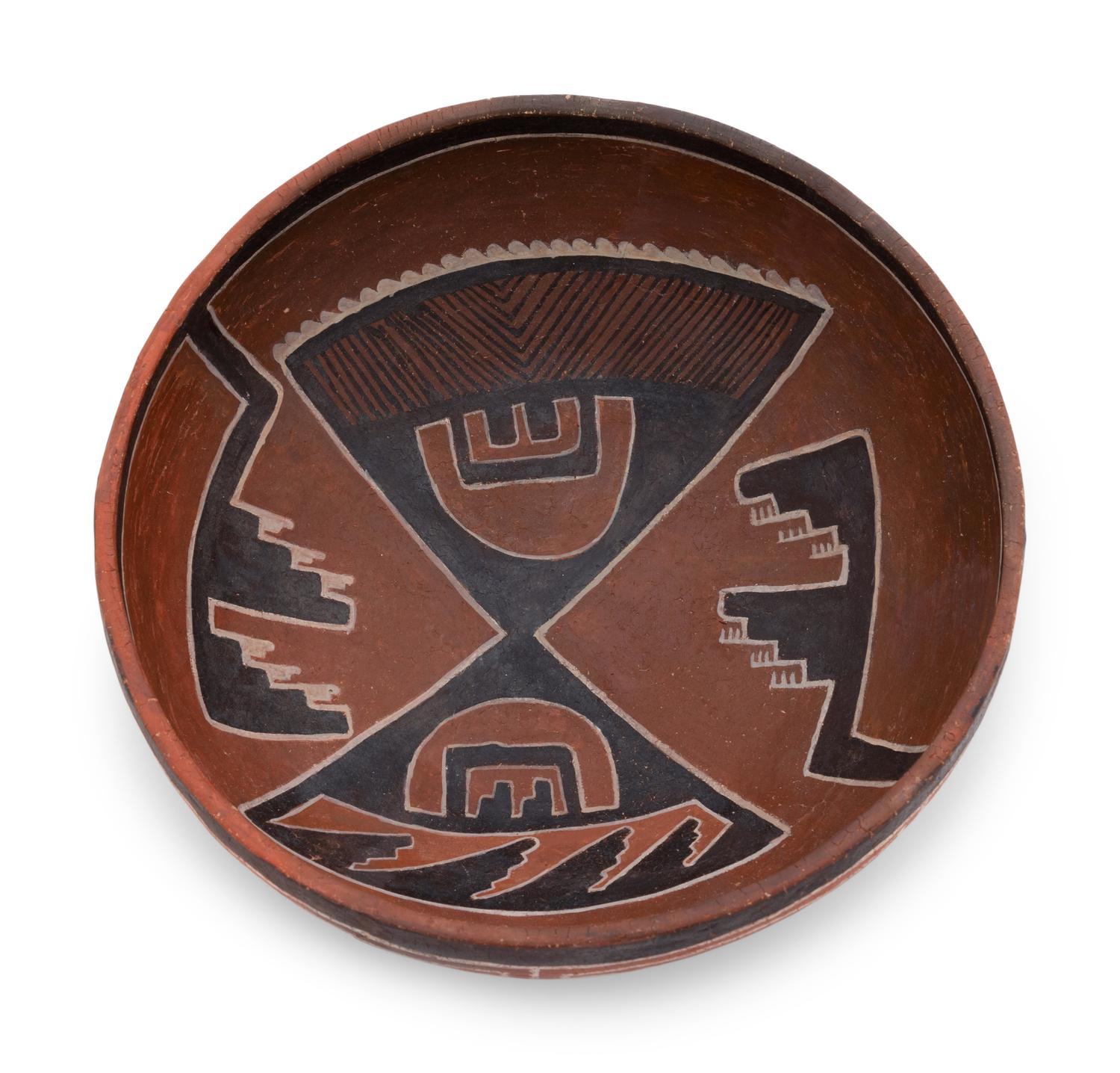 Four Mile Polychrome Pottery Bowl