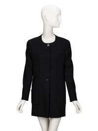 Chanel, Black Crêpe Cardigan Jacket