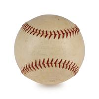 A Vintage Ted Williams Single Signed Autograph Baseball (Beckett Authentication Services Letter)