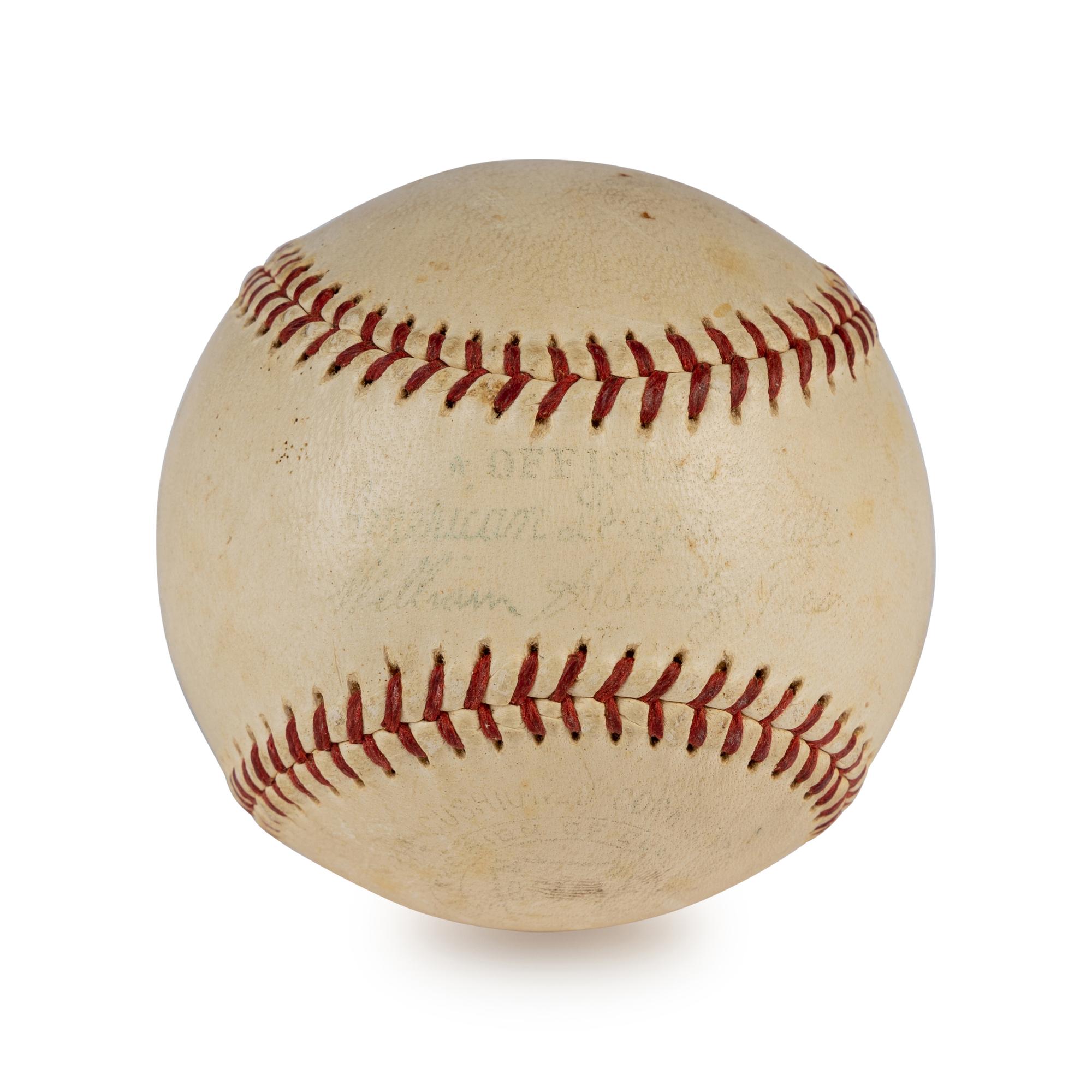 A Vintage Ted Williams Single Signed Autograph Baseball (Beckett Authentication Services Letter)