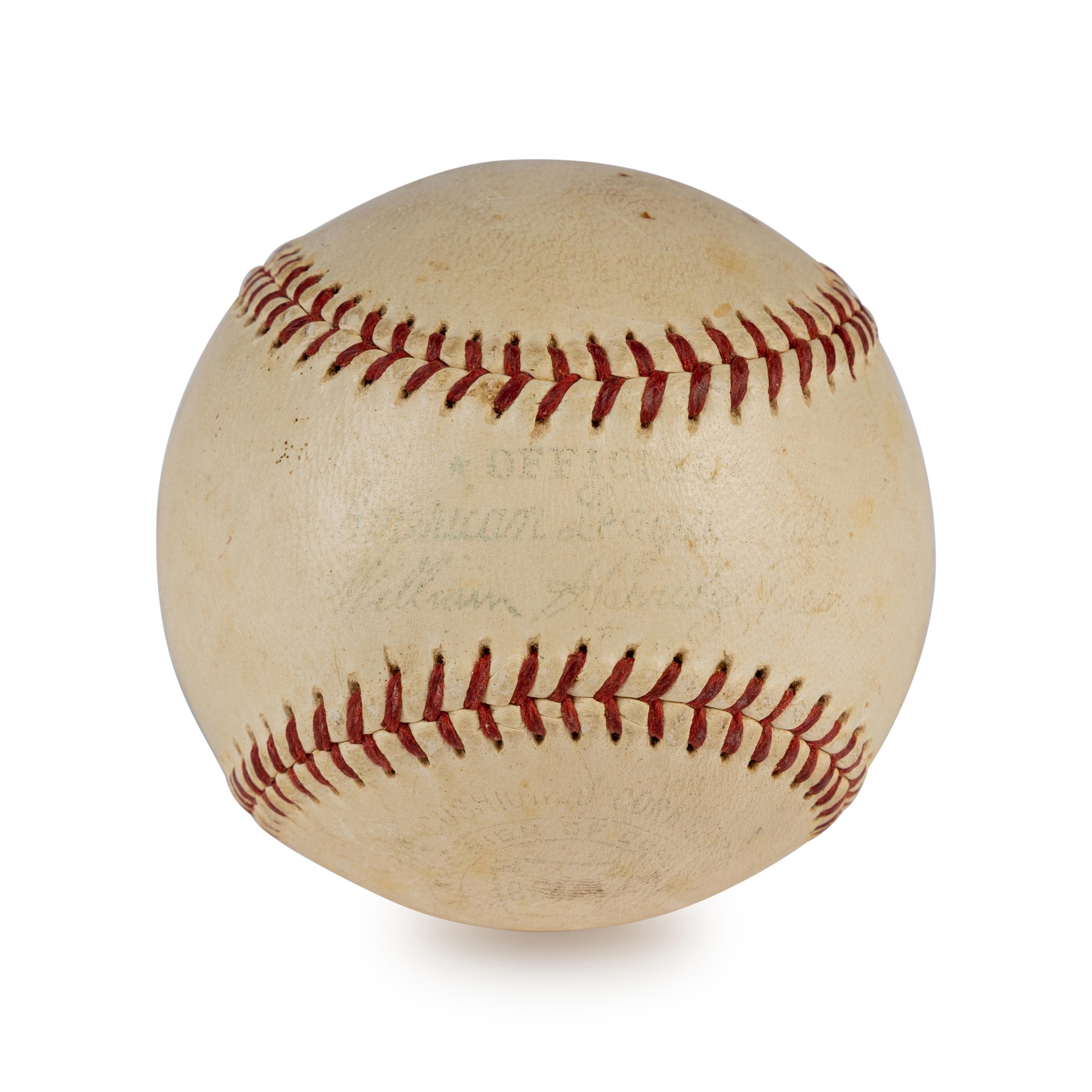 A Vintage Ted Williams Single Signed Autograph Baseball (Beckett Authentication Services Letter)