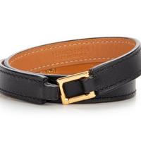 Three Hermès Leather Cuff Bracelets, 2011-2012