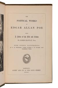 POE, Edgar Allan (1809-1849). A group of 4 works by and about Edgar Allan Poe, including:
