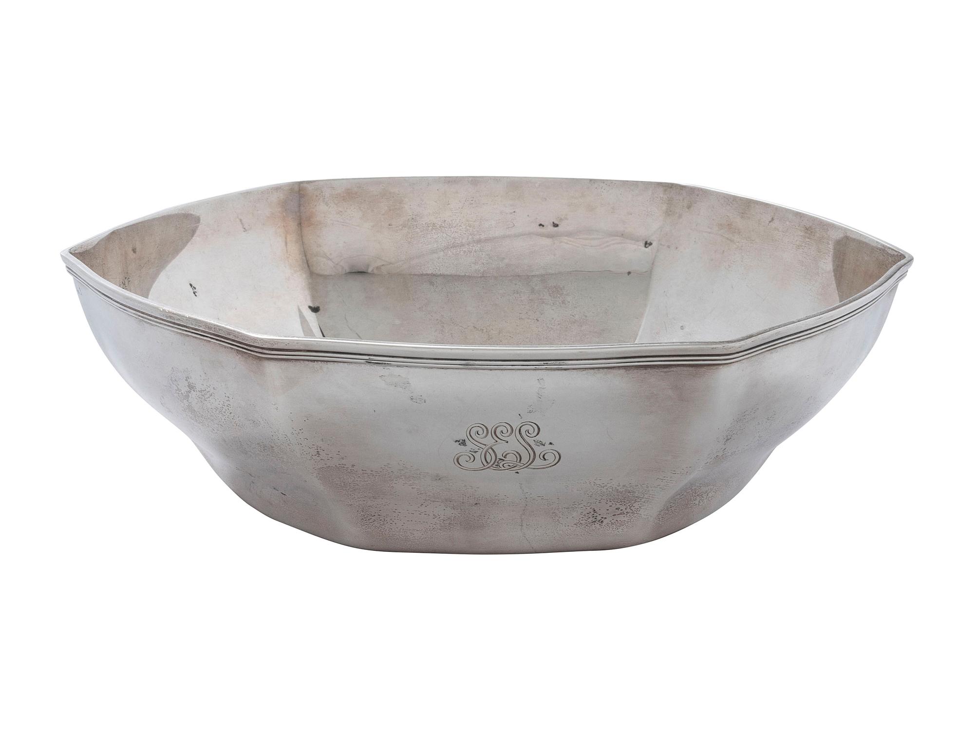 An American Silver Serving Bowl