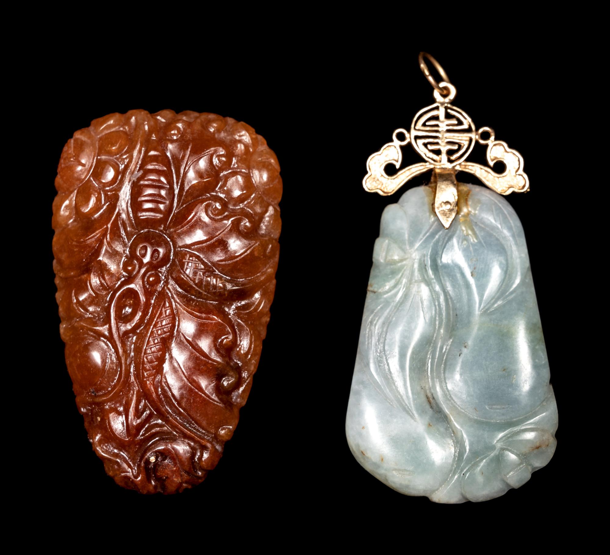 Five Chinese Hardstone Pendants