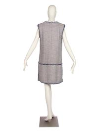 Chanel Silver Tweed Dress, 2010s