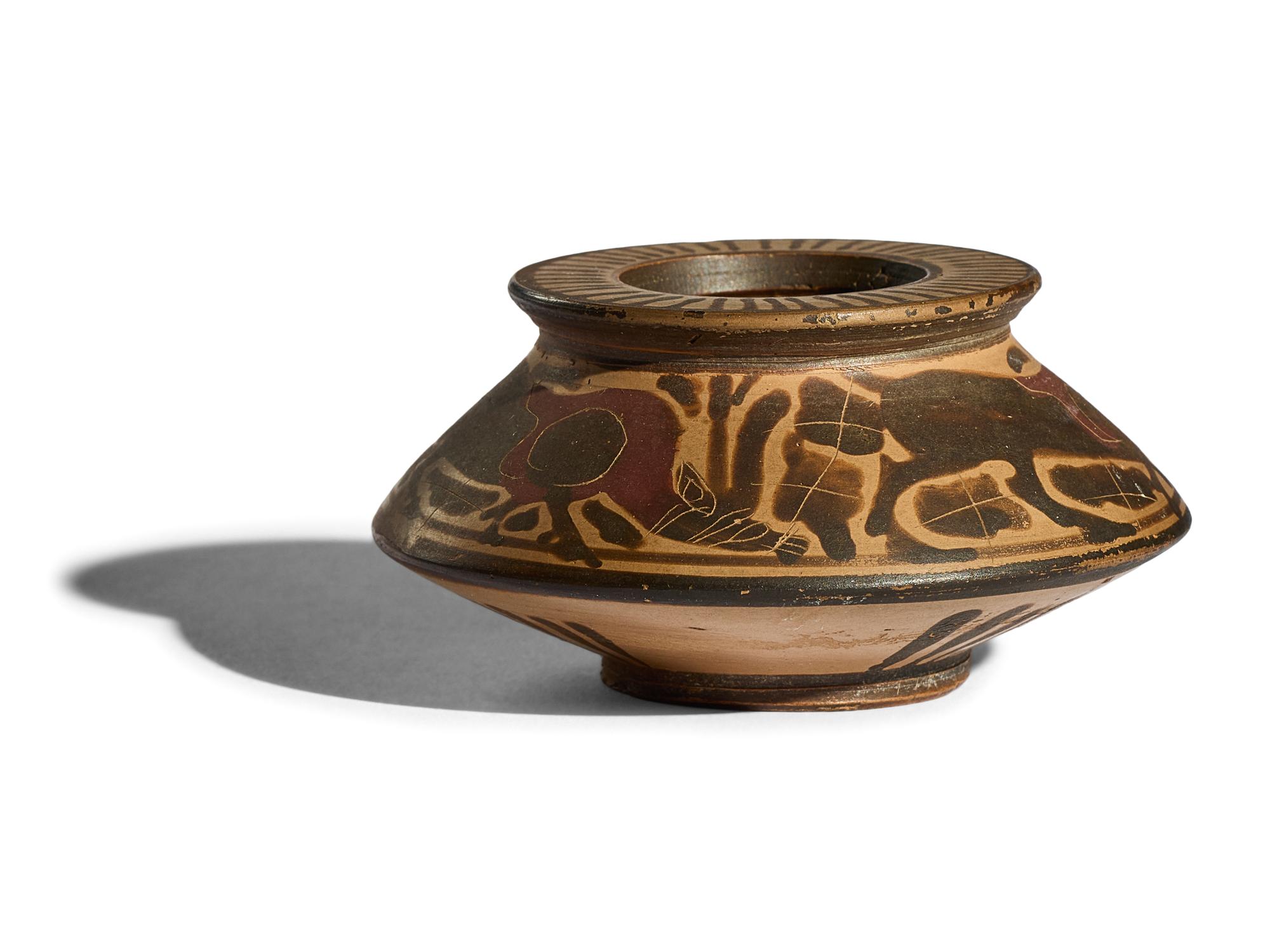 A Corinthian Black-Figured Vessel