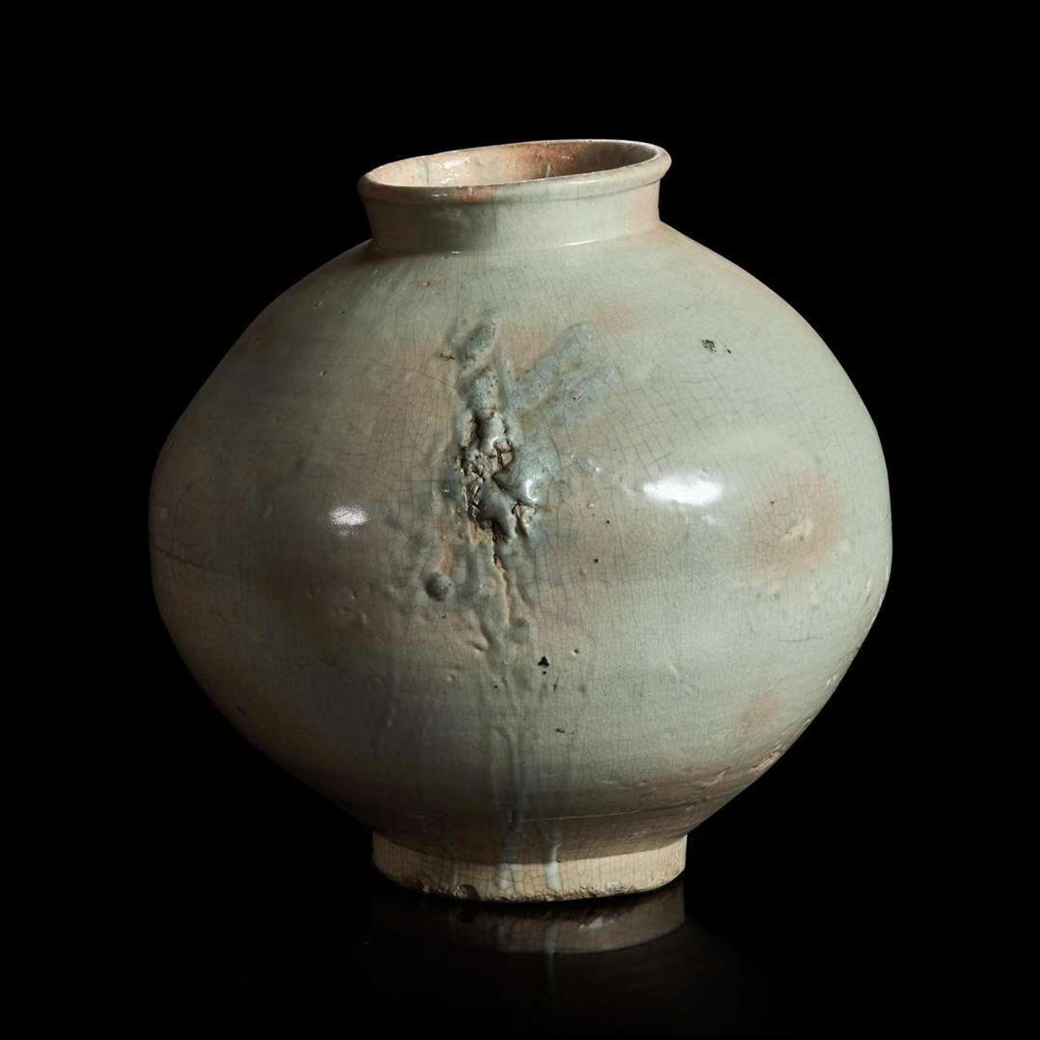 A large Korean "Moon" Vase