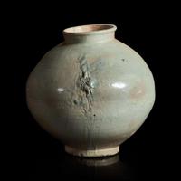 A large Korean "Moon" Vase