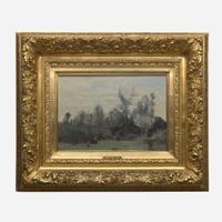 Jean-Baptiste-Camille Corot (French, 1796–1875) Paysannes à la Cueillette