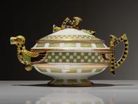 Egyptian Revival Teapot