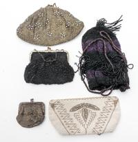 A Collection of Nine Vintage Beaded Handbags Width of widest 7 inches. — FIRST HALF 20TH CENTURY