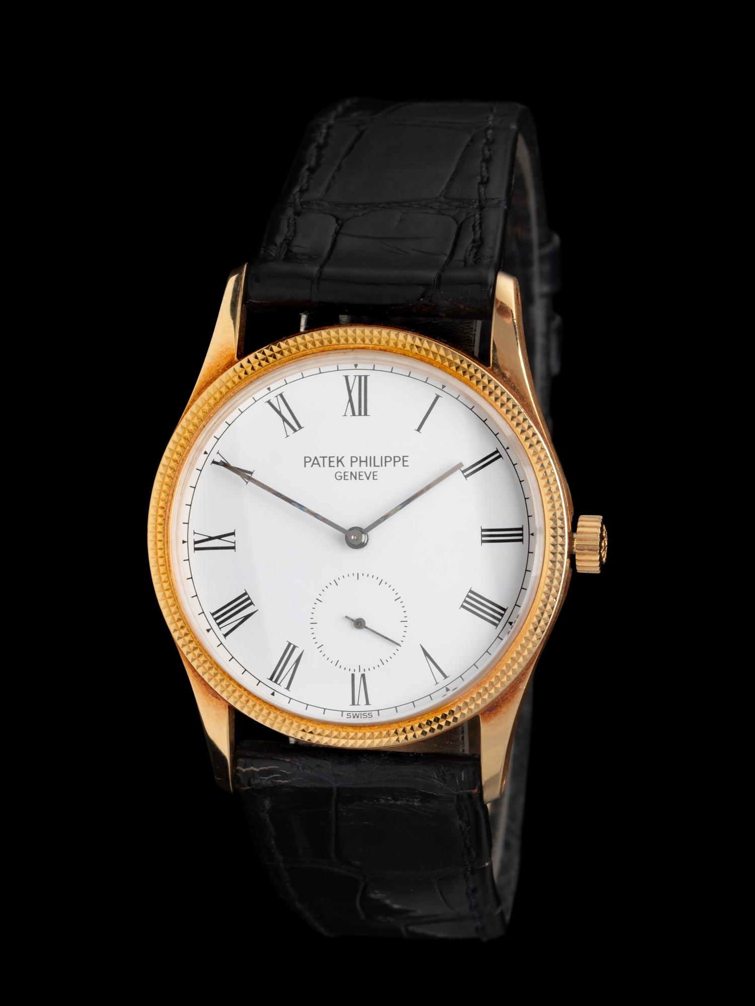 PATEK PHILIPPE, REF. 3796 18K YELLOW GOLD 'CALATRAVA' WATCH