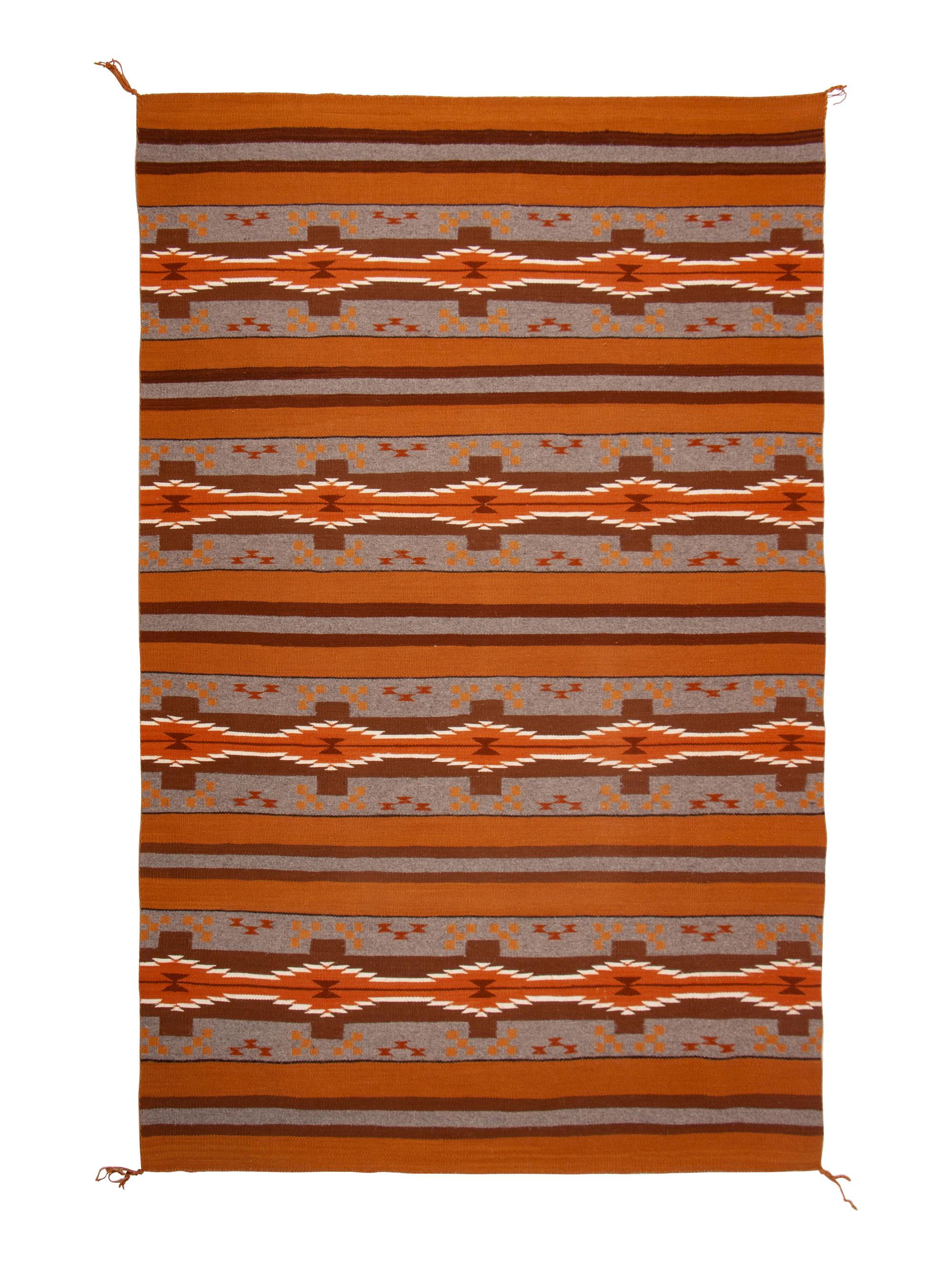 Navajo Wide Ruins Pattern Weaving / Rug