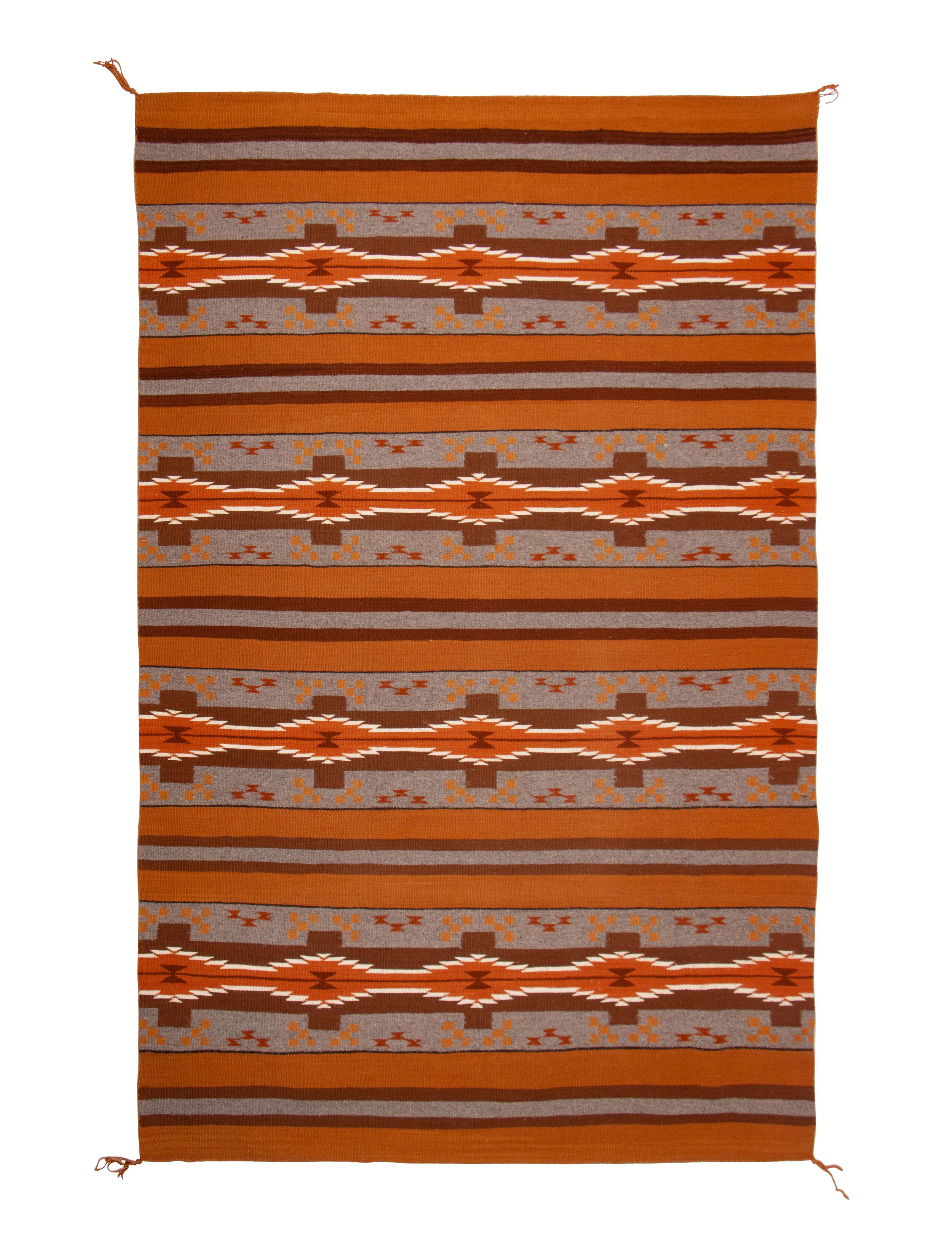 Navajo Wide Ruins Pattern Weaving / Rug