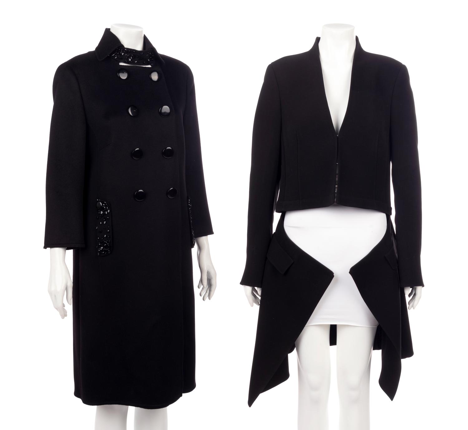 Three Designer Coats: Two Akris, One Giorgio Armani