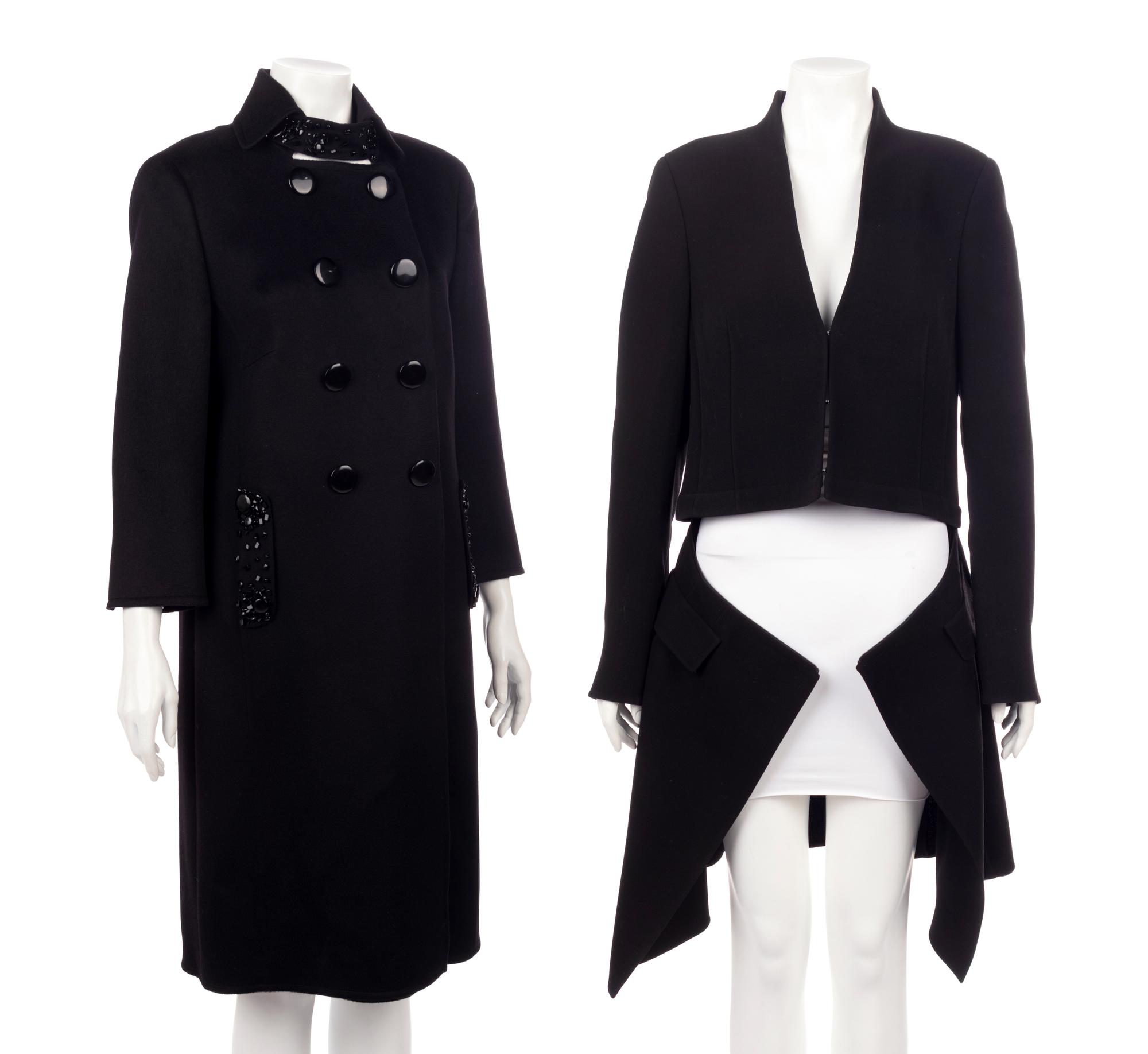 Three Designer Coats: Two Akris, One Giorgio Armani