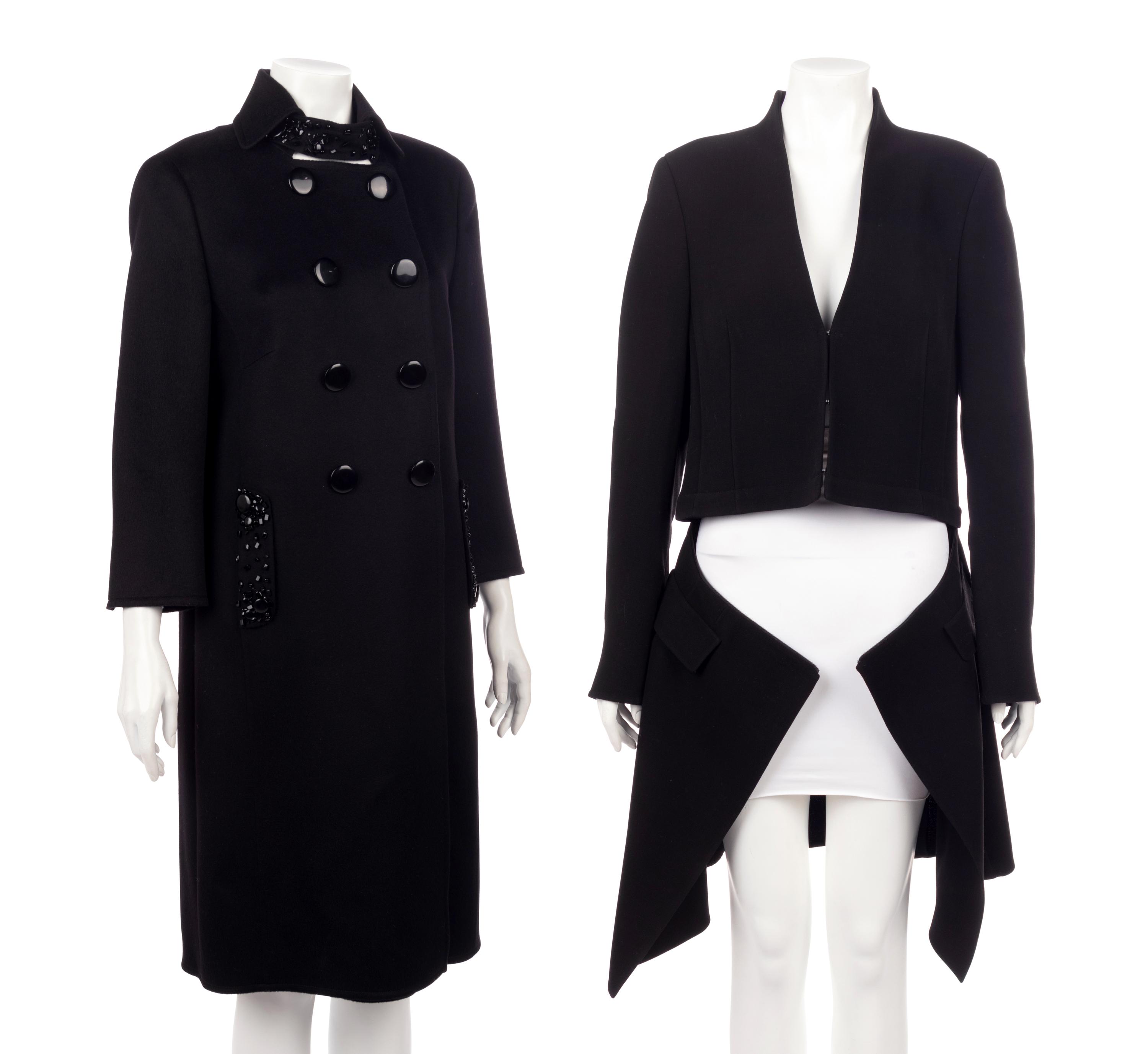Three Designer Coats: Two Akris, One Giorgio Armani