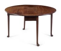 A George III Style Mahogany Drop-Leaf Table