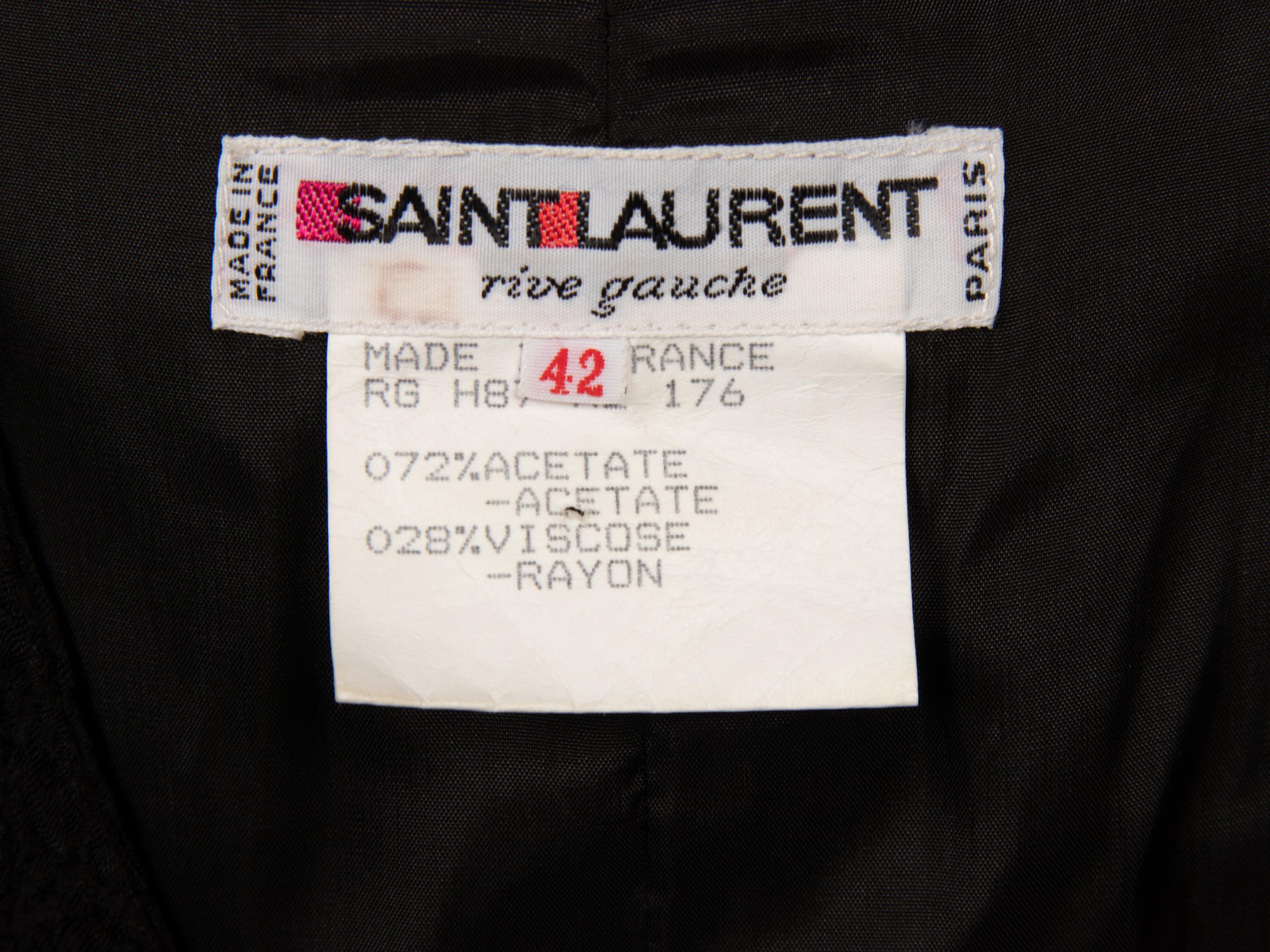 Yves Saint Laurent Rive Gauche Dress
