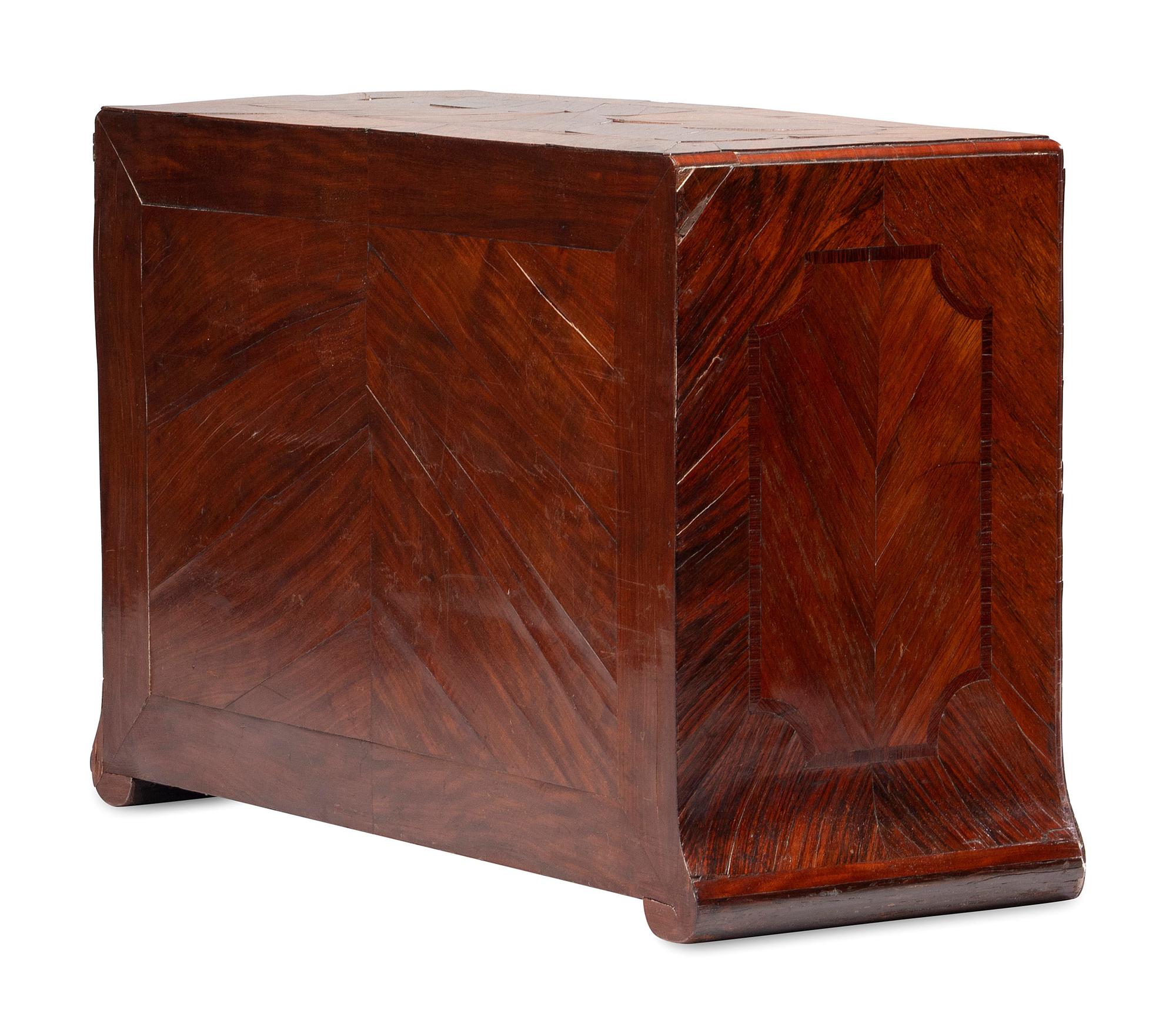 An American Mahogany Tambour Cabinet