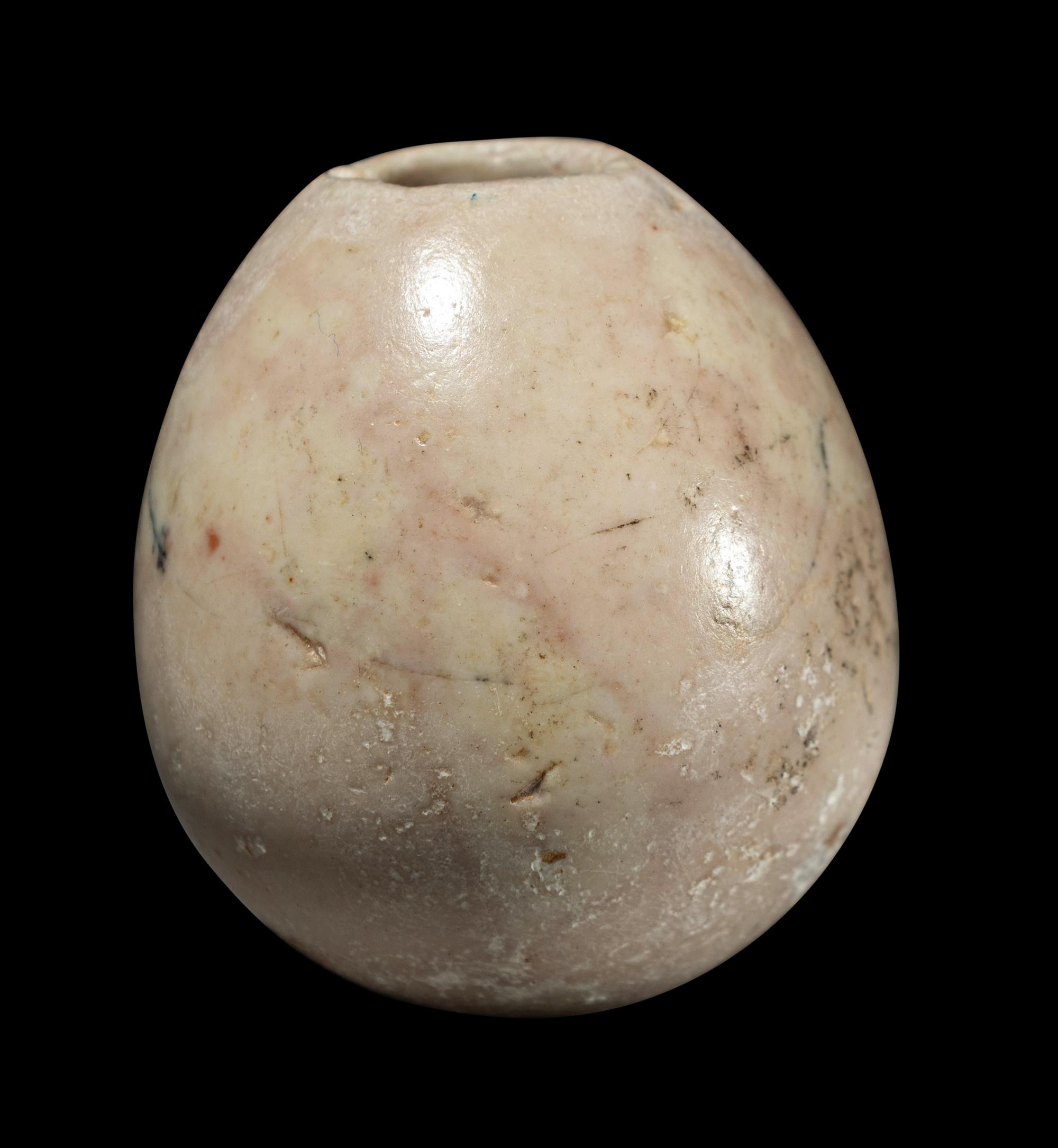 An Egyptian Limestone Mace Head