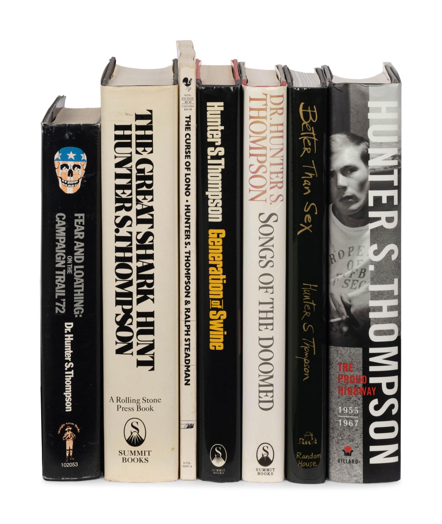 THOMPSON, Hunter S. (1937-2005). A group of 7 works by Thompson, comprising: