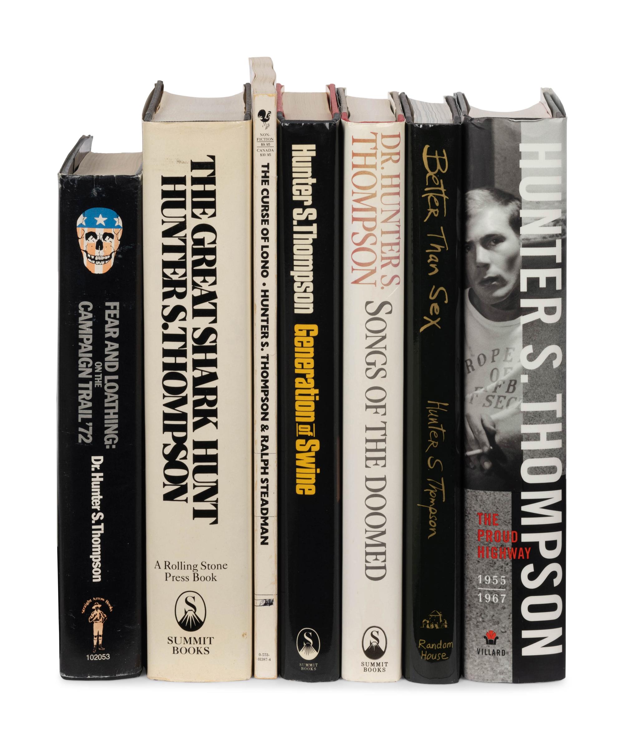 THOMPSON, Hunter S. (1937-2005). A group of 7 works by Thompson, comprising: