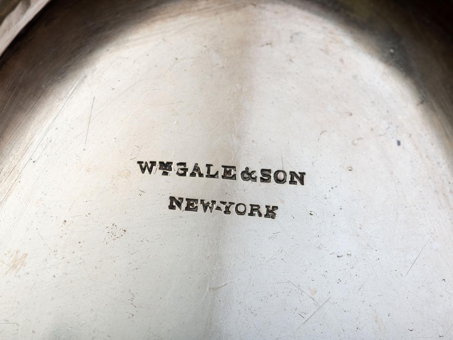 A William Gale & Son Coin Silver Tureen