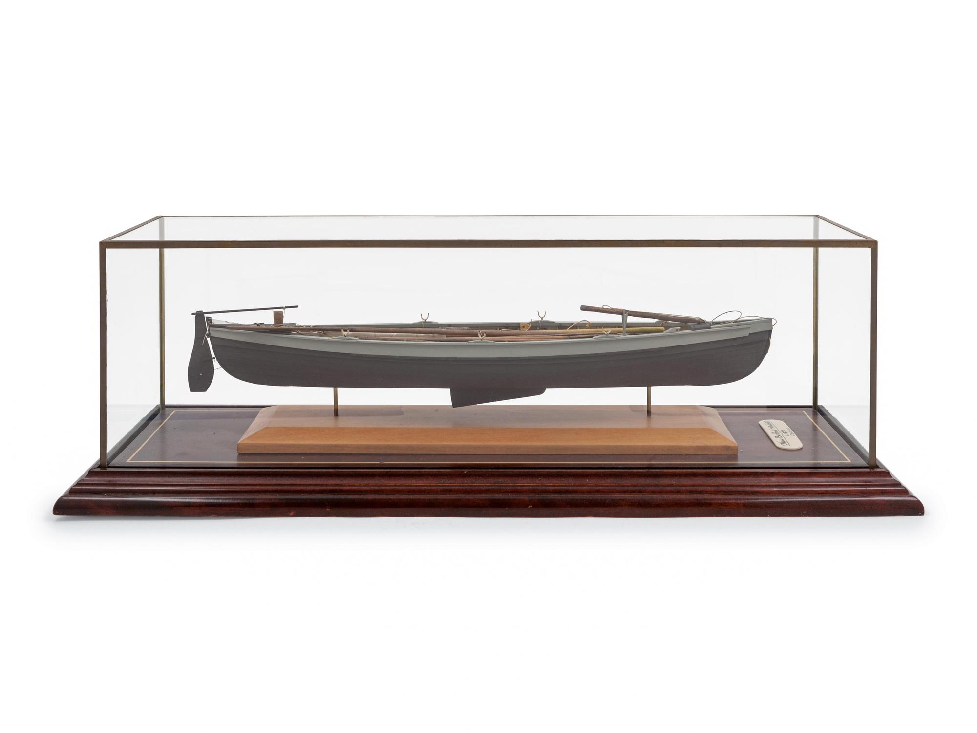 A Painted Wood Model of a New Bedford Whaleboat