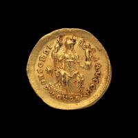 [ANCIENTS] EASTERN ROMAN EMPIRE. Theodosius II (c. 408-420). Av Solidus (4.4g, 21mm)