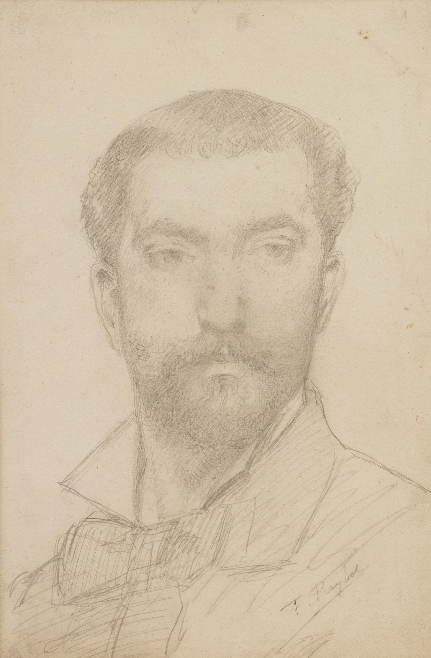 Ferdinand Victor Leon Roybet, (French, 1840-1920), Self Portrait, c. 1860s