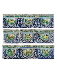 A Qajar Pottery Tile Molding