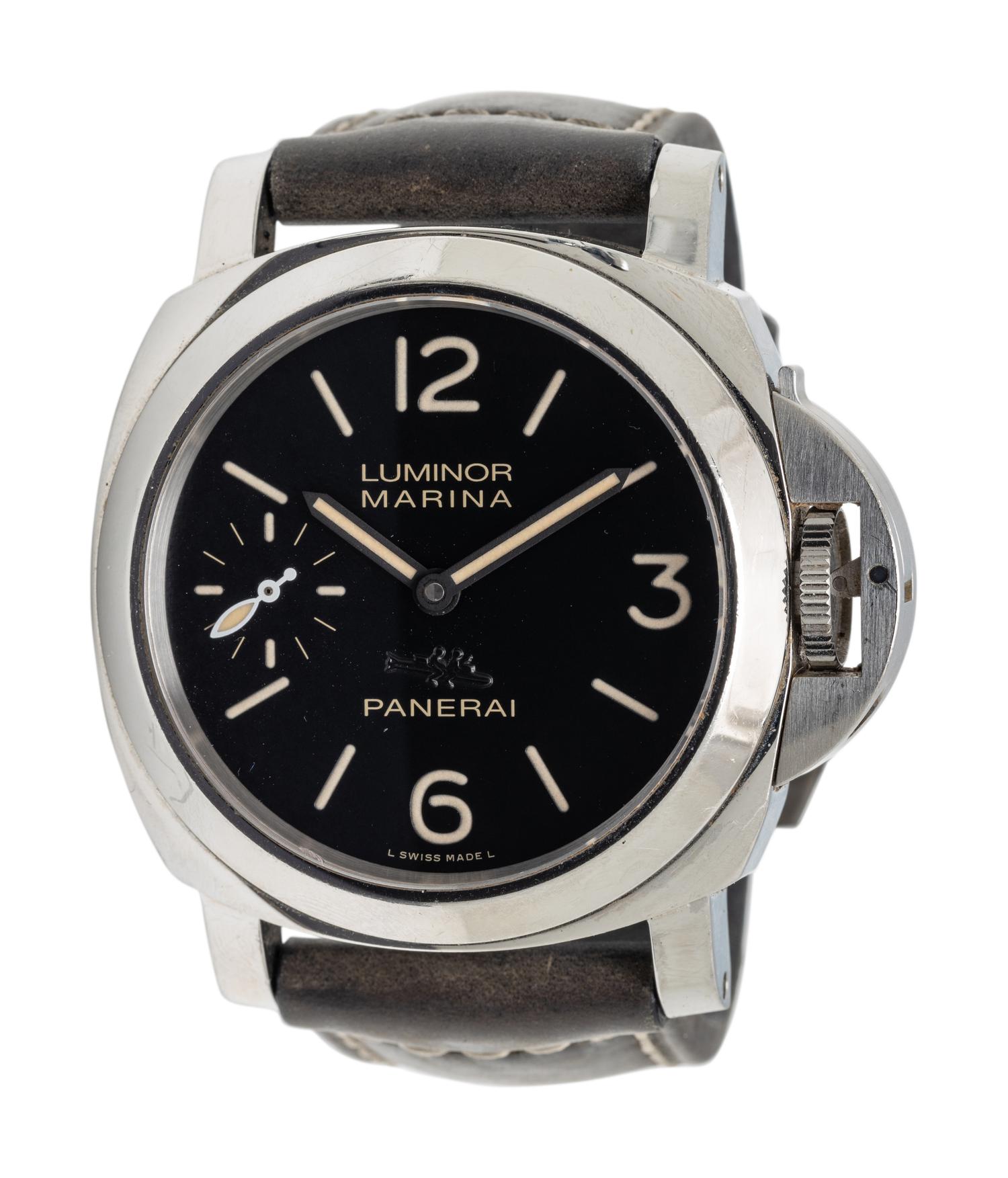 PANERAI, STAINLESS STEEL LIMITED EDITION 'LUMINOR MARINA ASPEN' WATCH
