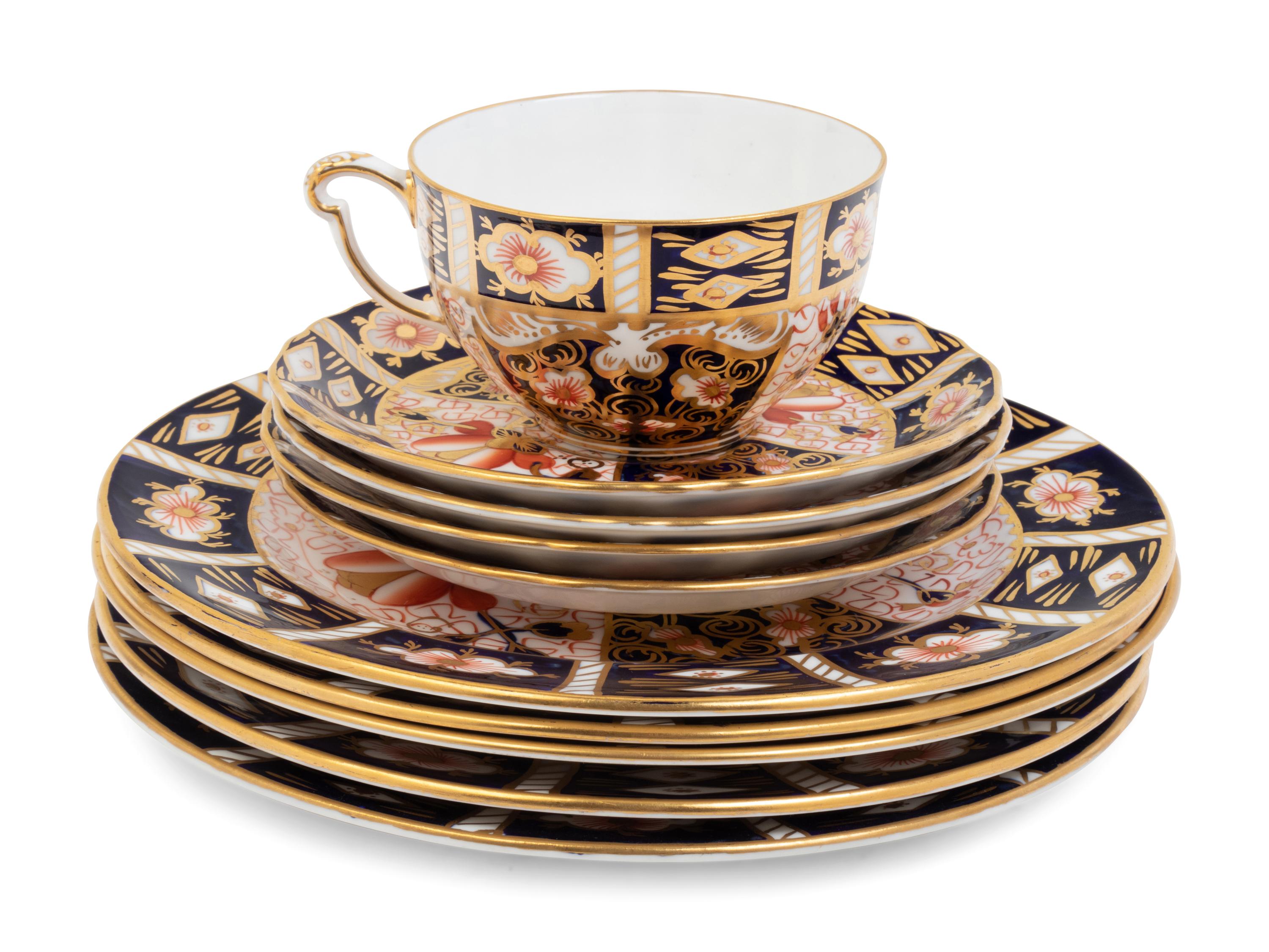 Thirteen Royal Crown Derby Porcelain Articles