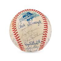 A 1987 World Series Champions Minnesota Twins Team Signed Autograph Baseball (Beckett Authentication Services Letter of Authenticity)