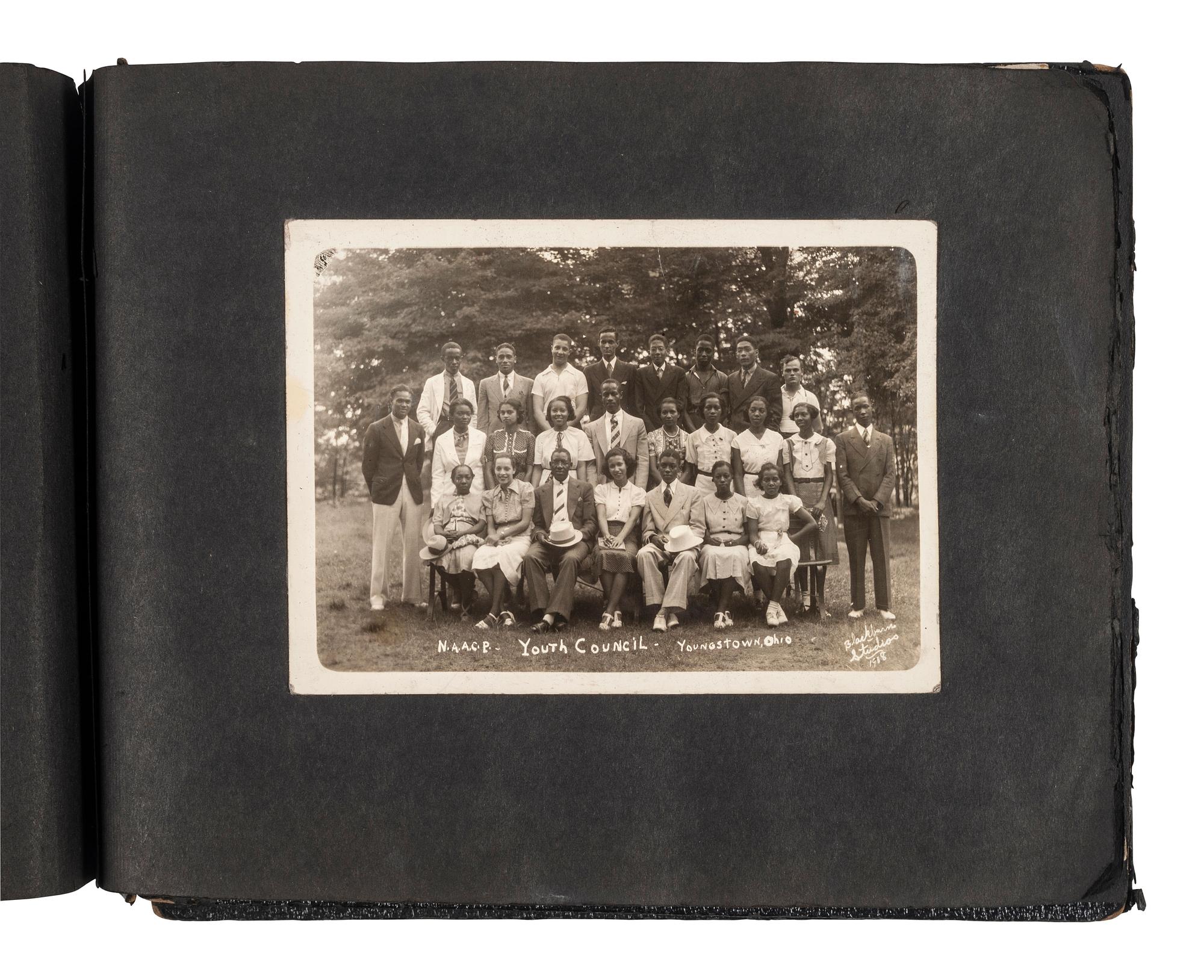 [AFRICAN AMERICANA]. Photographic archive related to Sgt. Robert L. Blackburn, 93rd Signal Company, 93rd Infantry Division, of Cleveland, Ohio.