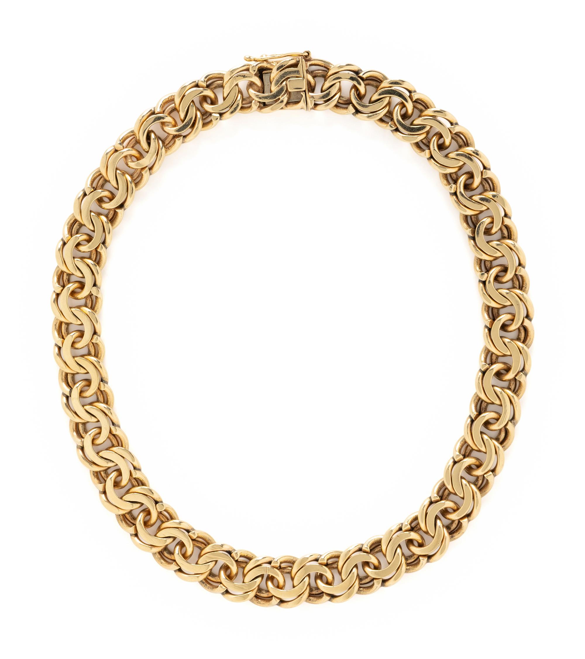 YELLOW GOLD NECKLACE