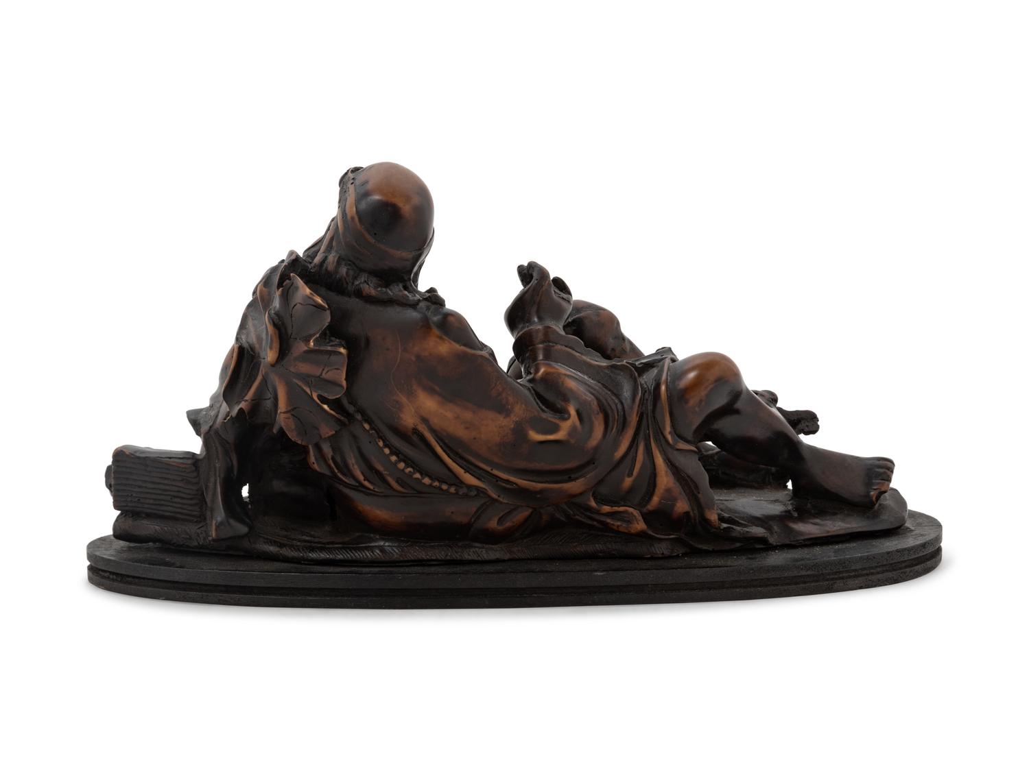 A Chinese Carved Wood Figure of Li Tieguai