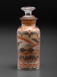 An Early Andrew Clemens (American, 1857-1894) Eagle Sand Bottle