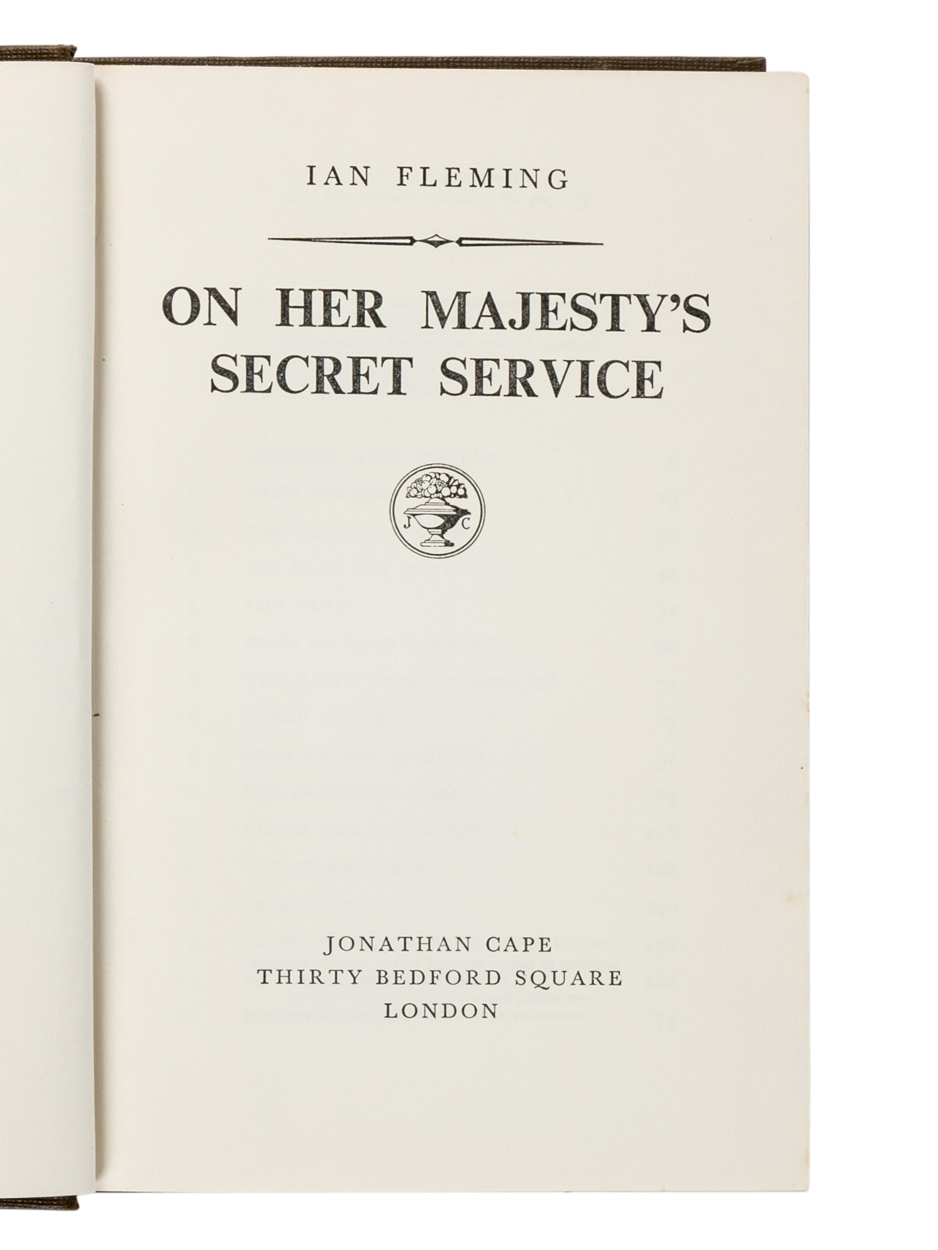 FLEMING, Ian (1908-1964). A group of 4 FIRST EDITIONS, comprising: