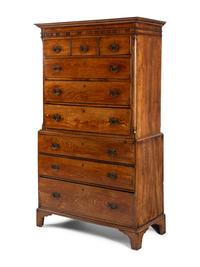 A George III Oak Chest-on-Chest